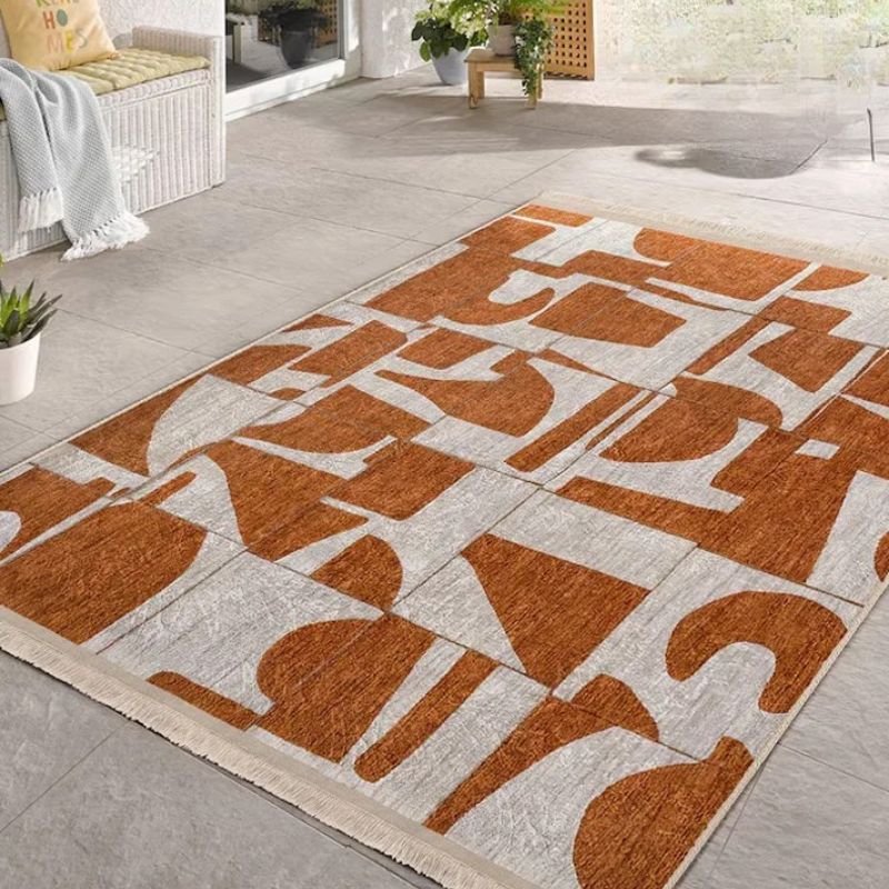 Tappeto Geometrico di Lusso - Eleganza Moderna per Saloni e Camere