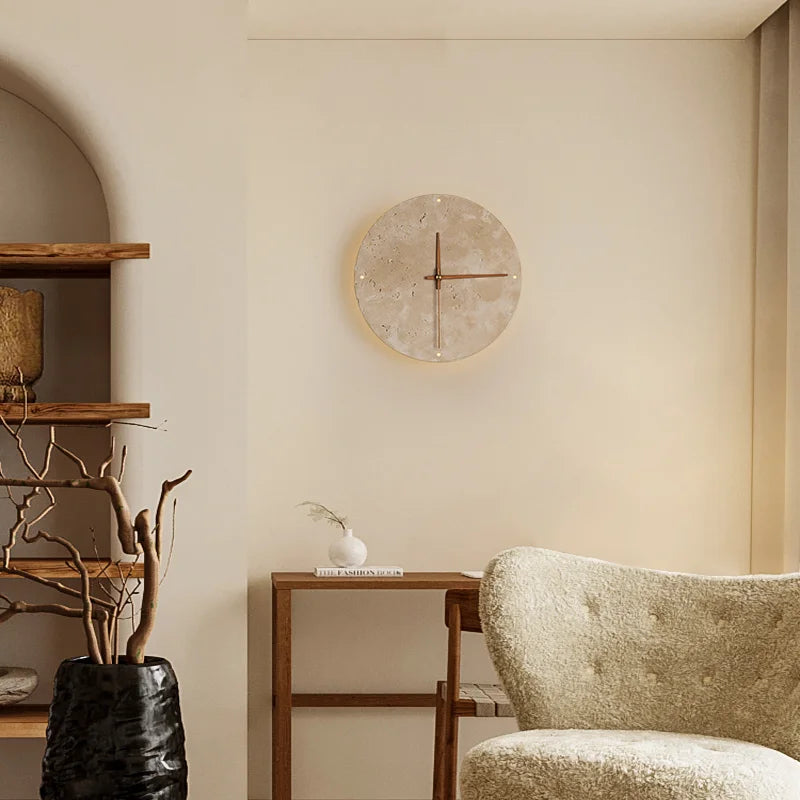 Orologio da Parete in Pietra Naturale - Eleganza e Raffinatezza per Ogni Ambiente