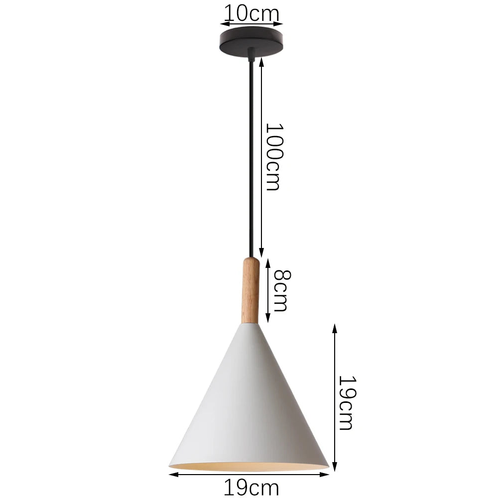 Eleganza Funzionale con Lampada a Sospensione in Stile Nordico