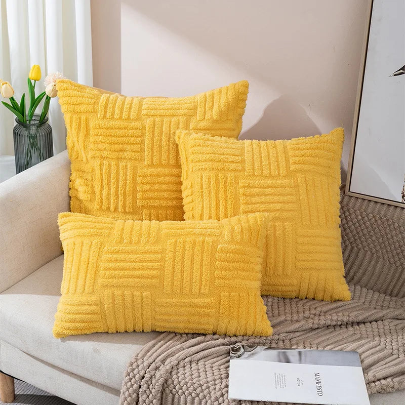 Federa per Cuscino in Peluche - Eleganza e Comfort per Ogni Ambiente