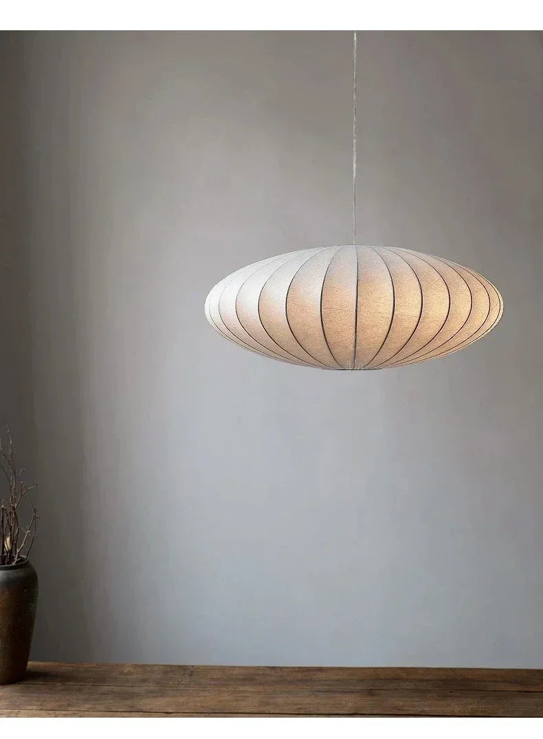 Lampada a Sospensione in Seta Wabi Sabi - Eleganza e Armonia per la Tua Casa