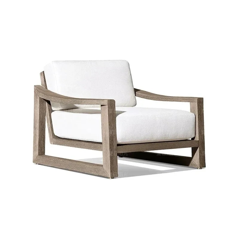Divano da Esterno di Lusso in Teak - Eleganza e Comfort per Ogni Ambiente