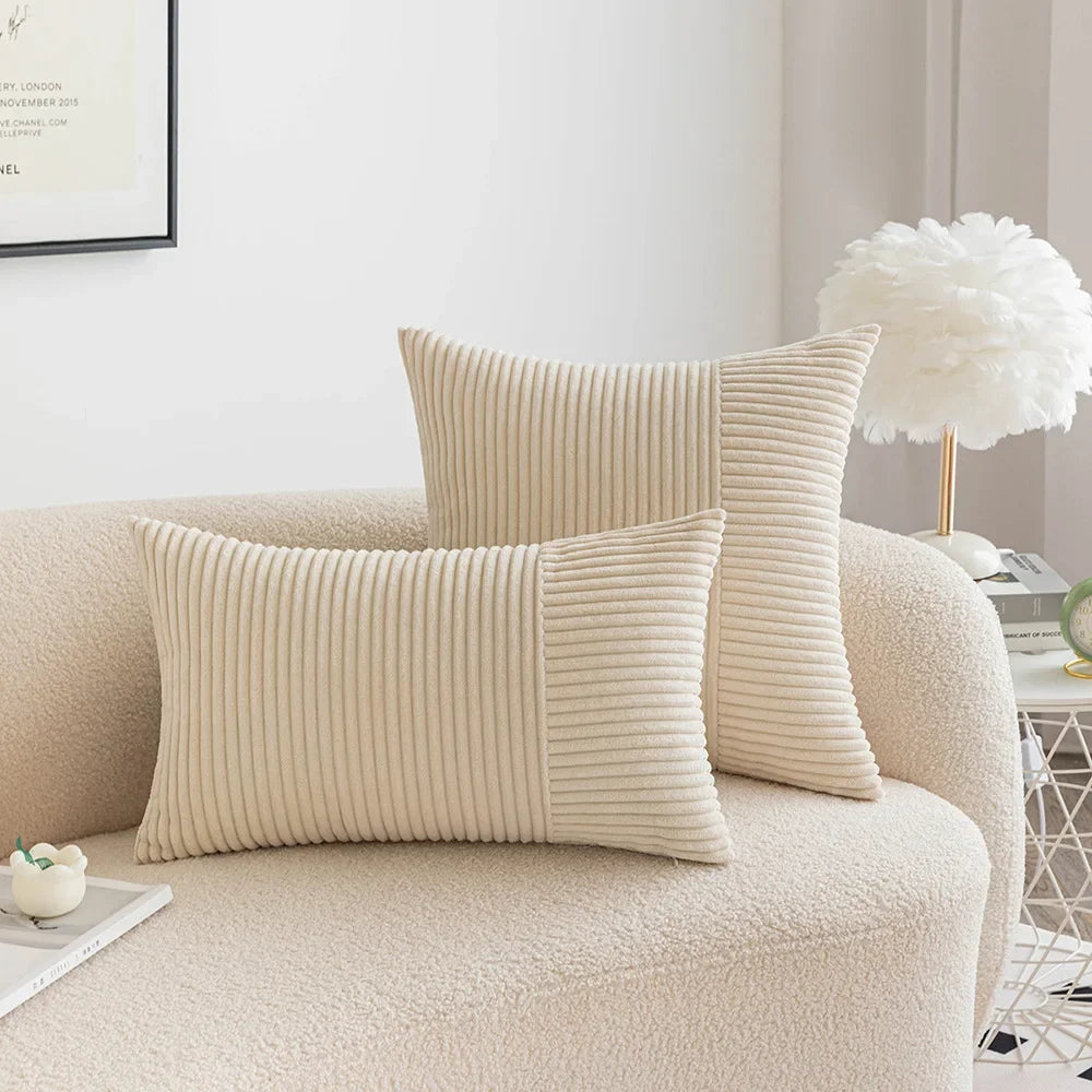 Fodera per Cuscino in Velluto a Coste - Eleganza e Comfort per Ogni Ambiente