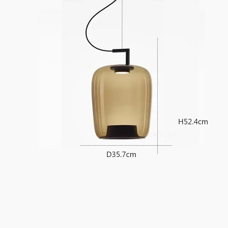 Lampada a Sospensione Moderna in Vetro - Design Nordico per Ambienti Eleganti