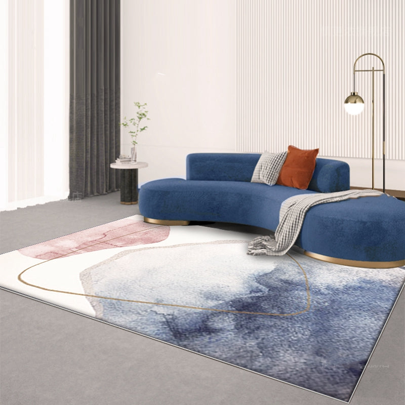 Tappeto Nordic Abstract Art: Eleva il Design del Tuo Soggiorno con Stile e Comfort