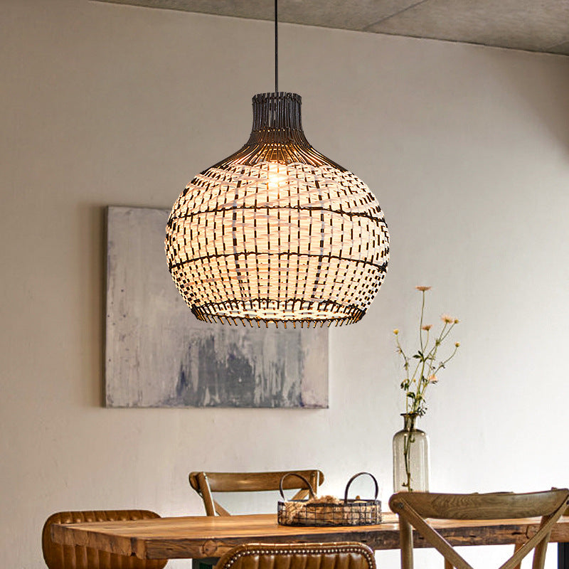 Lampadario Creativo in Rattan - Design Nordico per Atmosfere Accoglienti