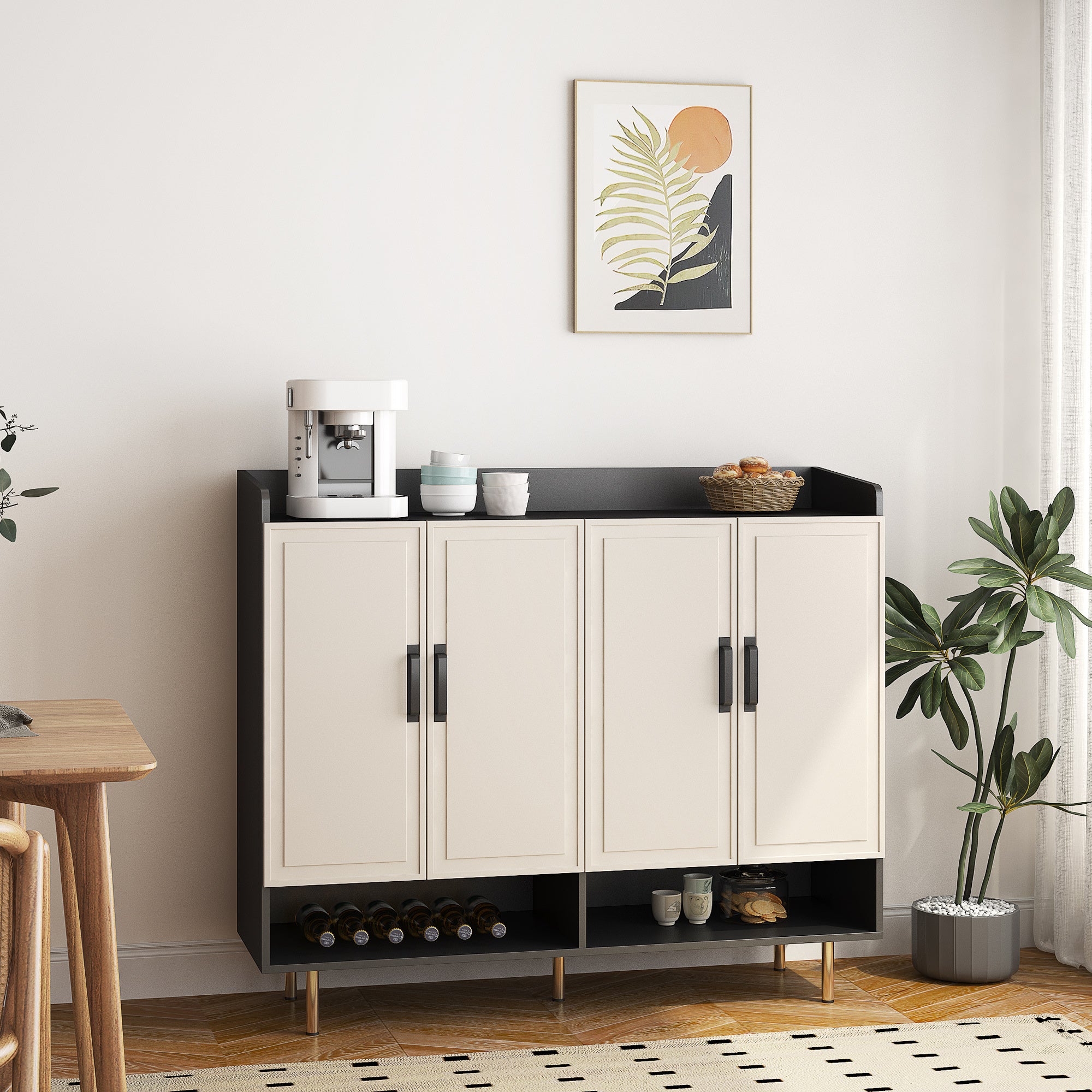 Armadio Scarpe Moderno 4 Ante - Massima Organizzazione con Stile