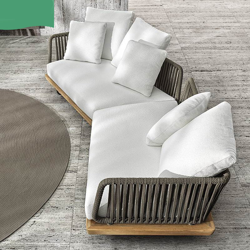 Divano in Teak da Esterno - Eleganza Naturale Resistenta a Sole e Pioggia