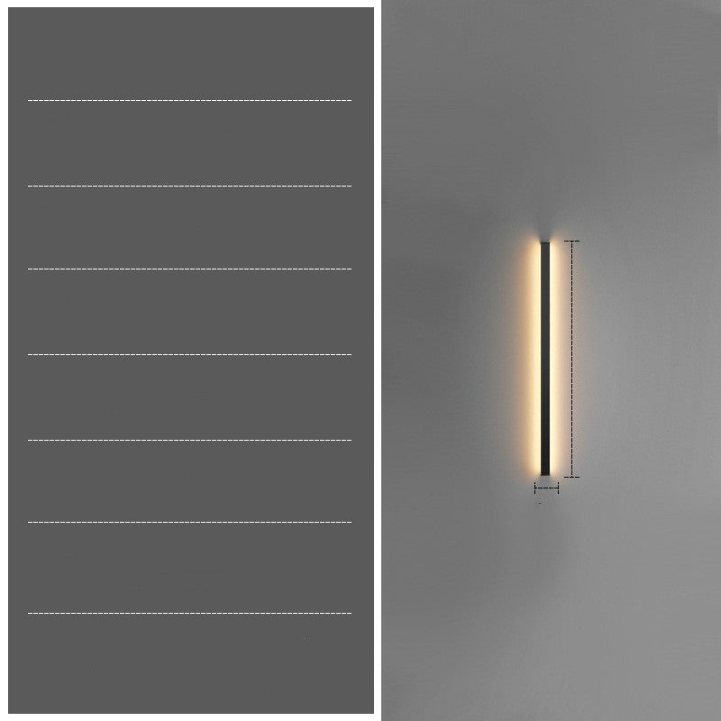 Luce Lineare: Lampada da Parete Griglia per un Soggiorno Moderno e Minimalista