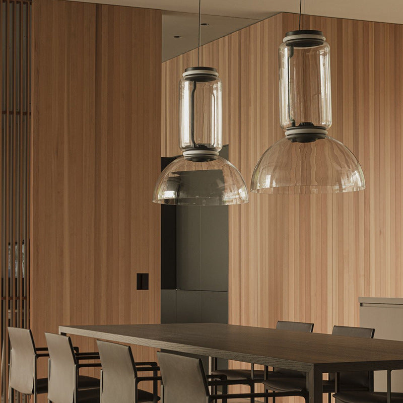 Lampada da Terra in Vetro di Design Italiano – Eleganza senza Tempo per la Tua Casa