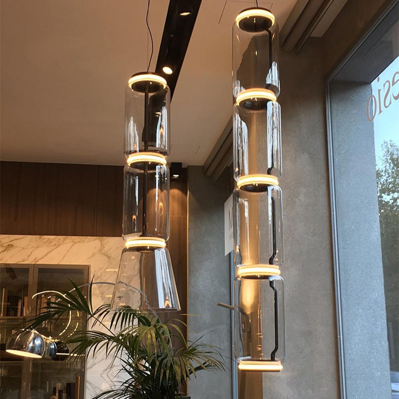 Lampada da Terra in Vetro di Design Italiano – Eleganza senza Tempo per la Tua Casa