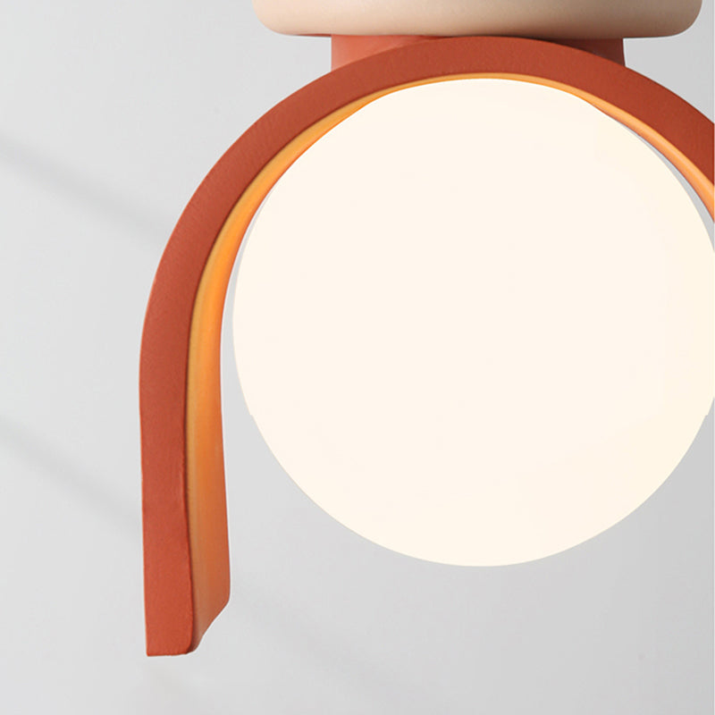 Lampada a Sospensione LED in Resina – Design Creativo e Illuminazione Regolabile
