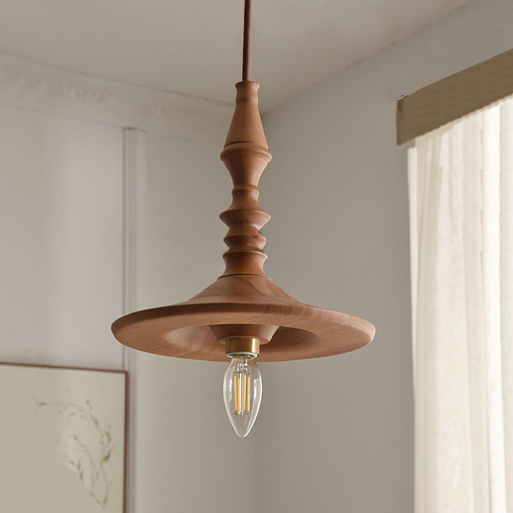 Lampada a Sospensione in Legno – Design Nordico e Illuminazione Naturale