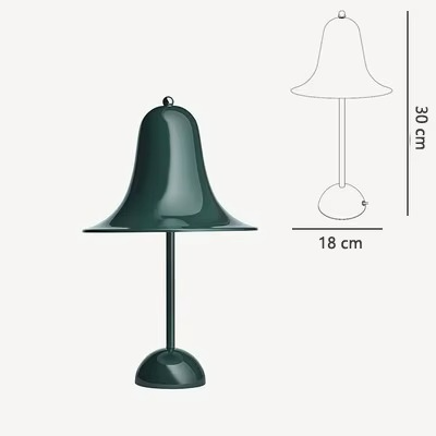 Eleganza Nordica con Lampada da Tavolo a Campana