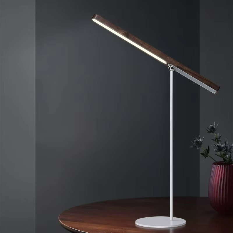 Eleganza Minimalista con Lampada Multifunzione in Legno