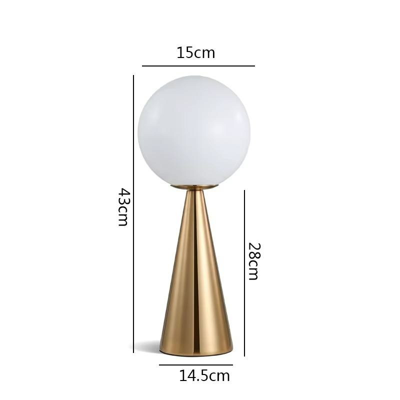 Lampada da Studio LED Protettiva in Vetro e Metallo
