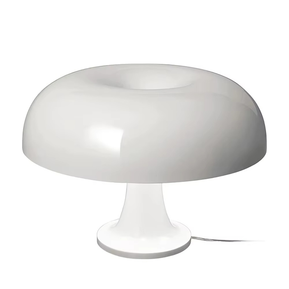 Luce Elegante da Tavolo - Stile Moderno con Paralume in Tessuto