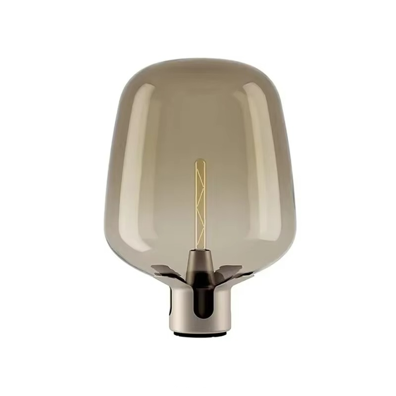 Lampada da Tavolo in Vetro - Elegante Illuminazione per Ambienti Moderni