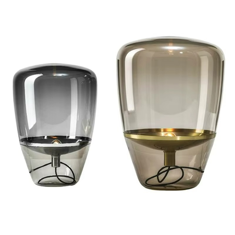 Lampada da Tavolo LED in Vetro: Design Nordico e Atmosfera Accogliente