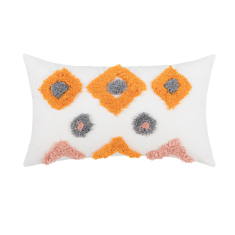 Nordic Embroidered Throw Pillow Cushion for Sofa