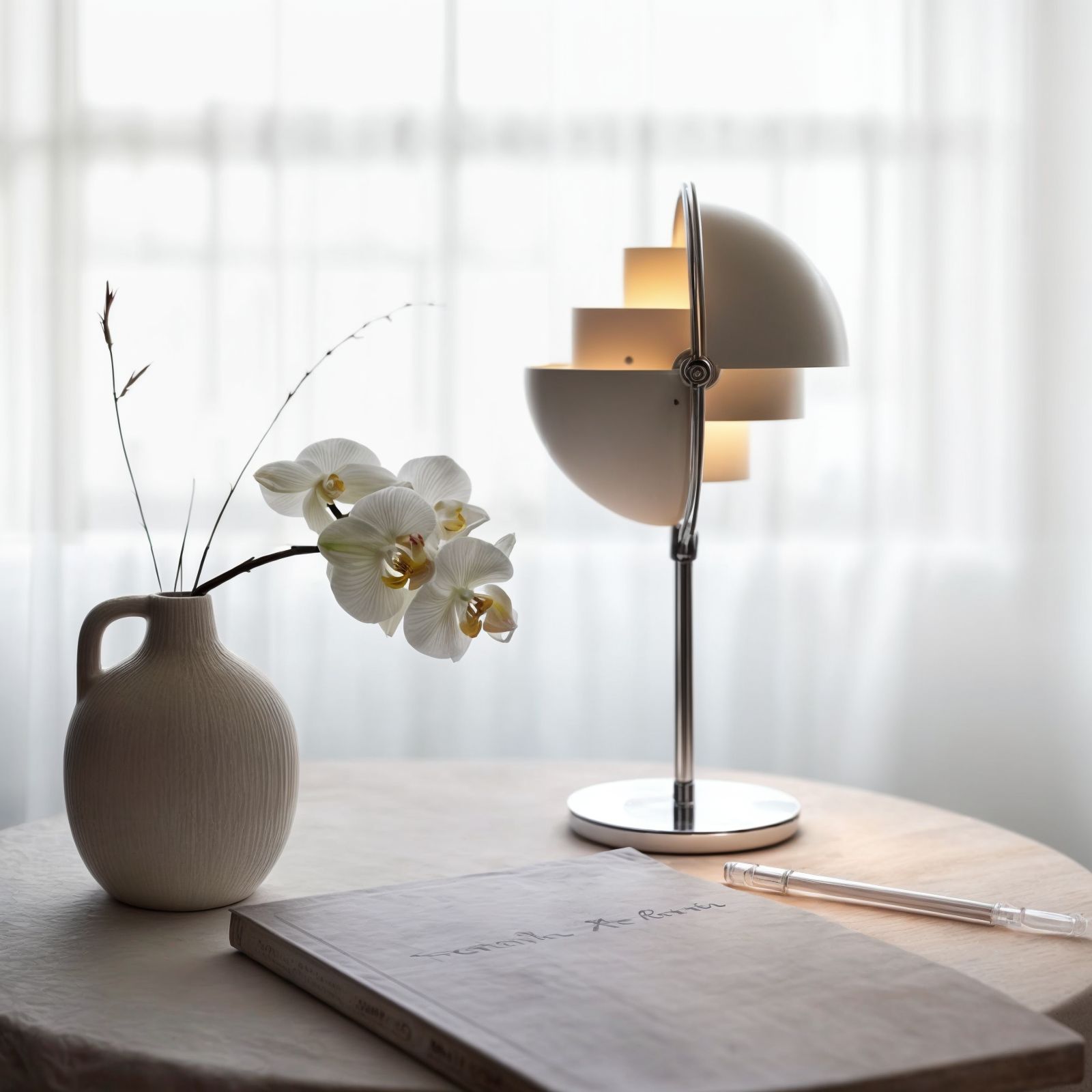 Lampada da Tavolo Nordica Ricaricabile - Atmosfera ed Eleganza senza Fili