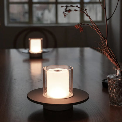 Lampada da Notte Dimmerabile con Sensore a Infrarossi - Atmosfera Romantica a Lume di Candela
