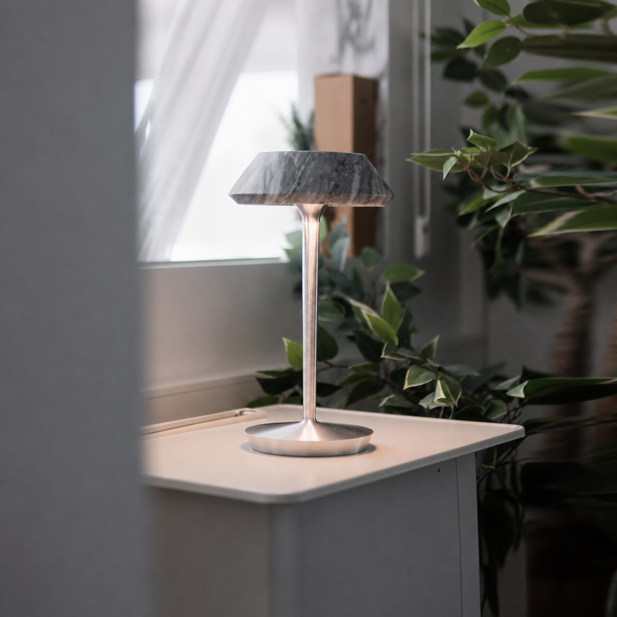 Lampada da Tavolo Luxury Marble Glass