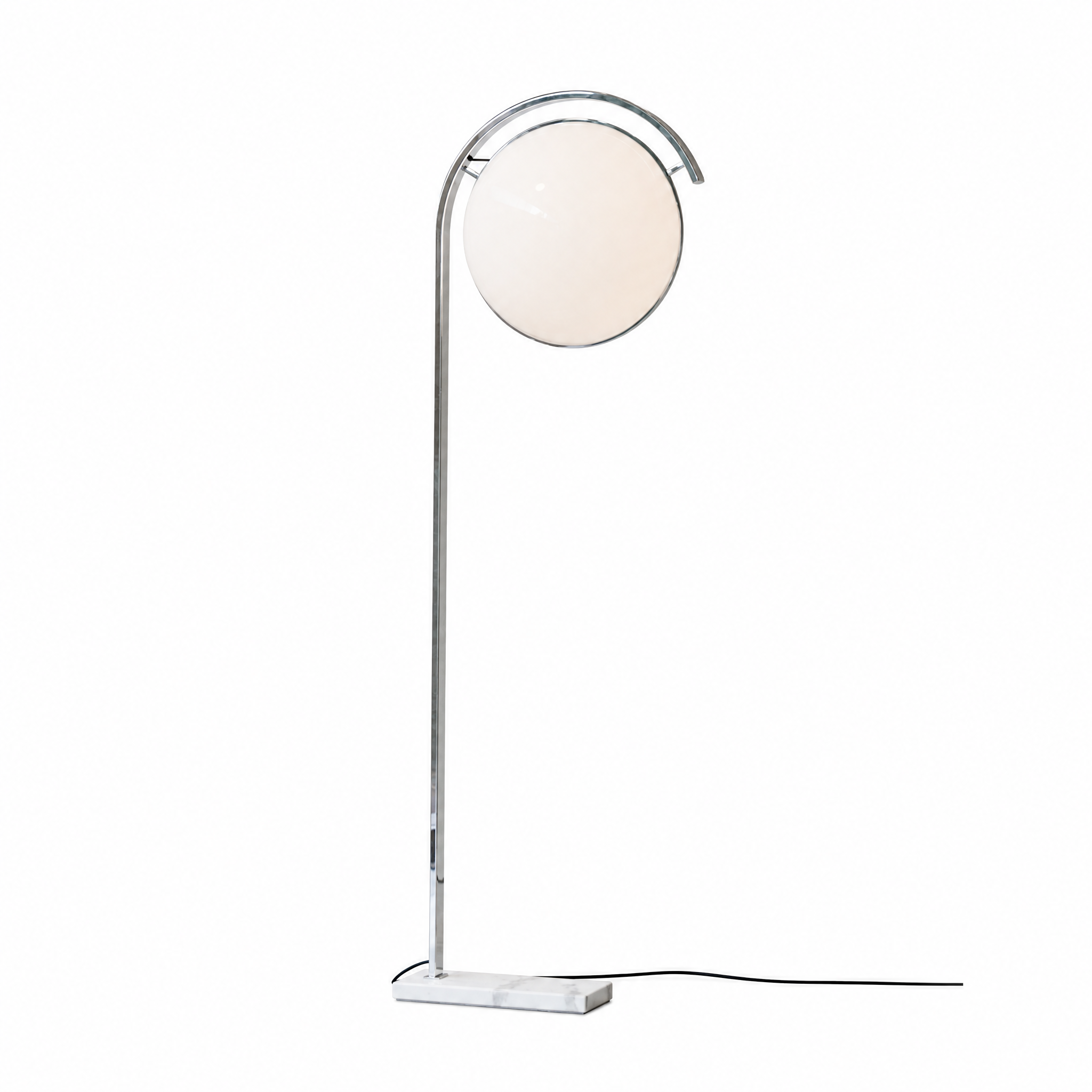Luna Axis — Lampada da terra scultorea, luce che modella lo spazio