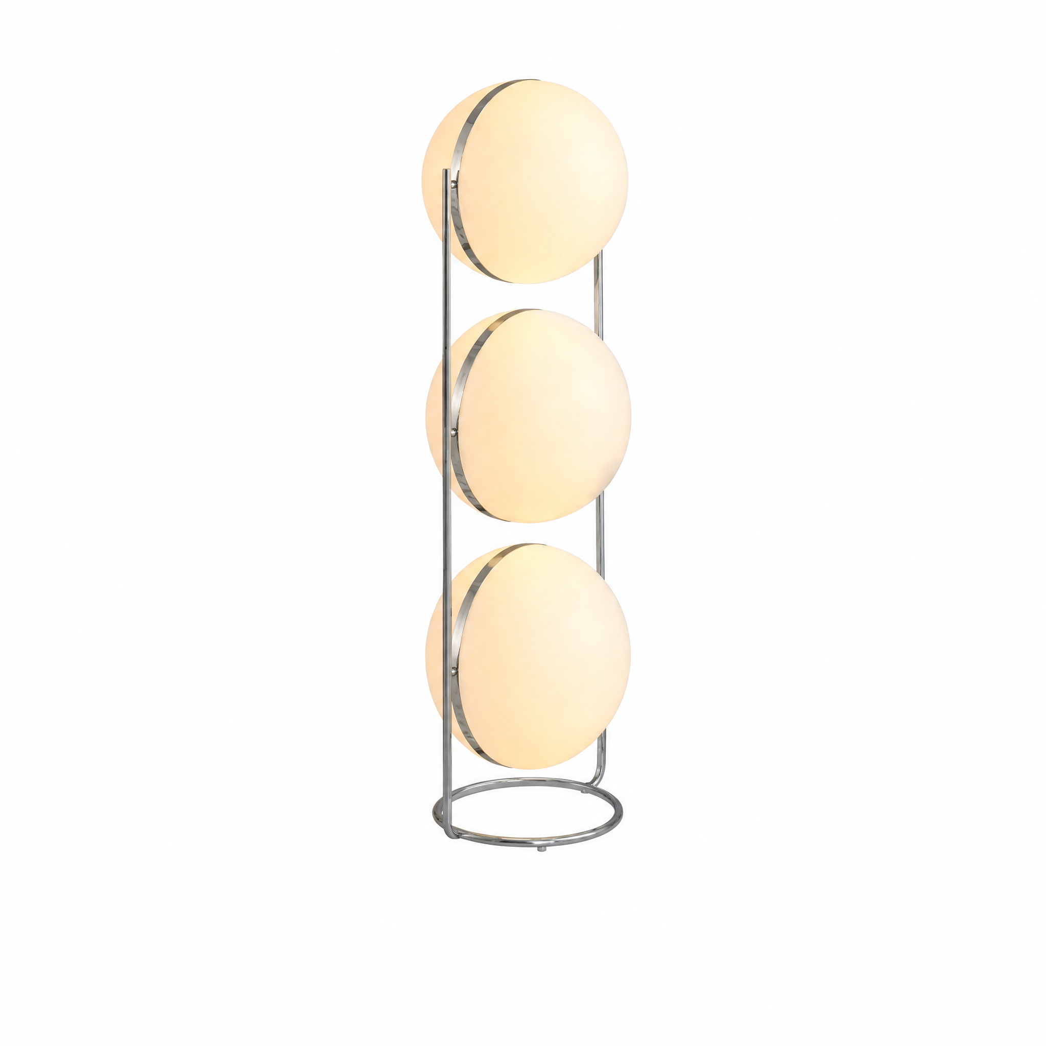 Luna Axis — Lampada da terra scultorea, luce che modella lo spazio