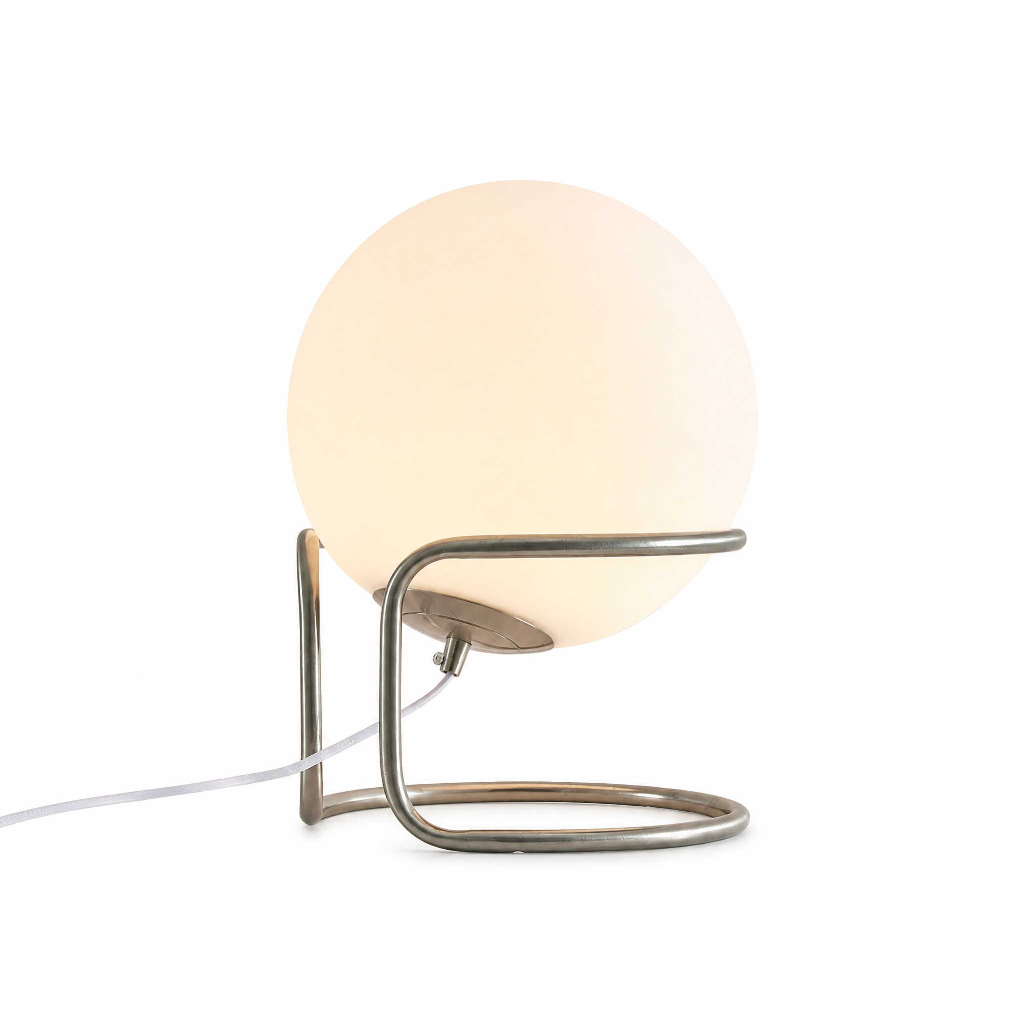 Minimalism Bauhaus White Glass Table Lamp Nordic Home Decor Study Reading Bedroom Bedside Desk Lamp Atmosphere LED Light Lustre
